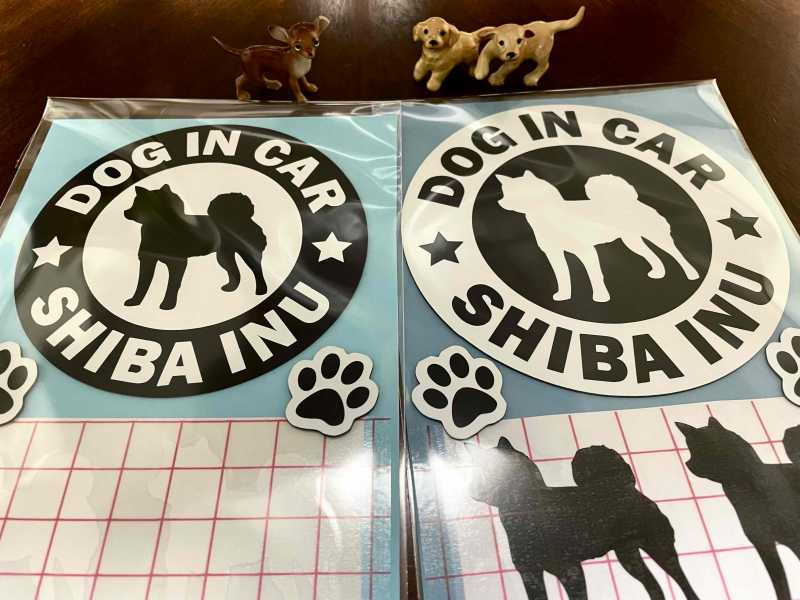 柴犬_マグネットステッカー